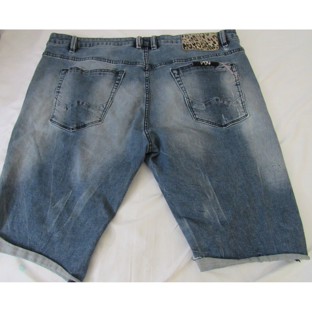 CULT OF INDIVIDUALITY Rocker Jean Short Men's Sz 42 Heritage Denim Cotton